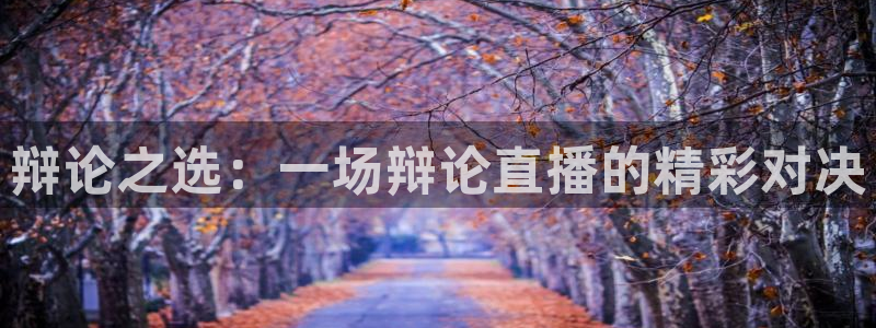 雨燕360体育直播彩民优选.新地址.org：辩论之选：一场辩论直播的精彩对决